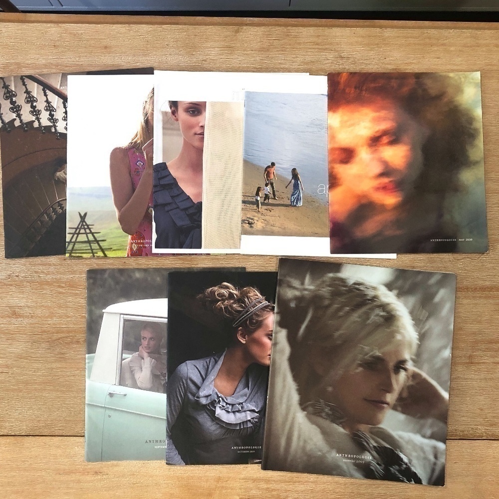 VINTAGE Anthropologie Lot of 8 Rare Catalogues 2009
